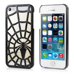 Coque SPIDER noire pour iPhone 5 et 5S