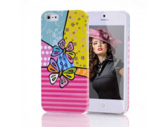 Coque CARTOON BUTTTERFLY pour iPhone 5 et 5S