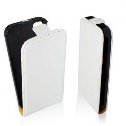 Etui cuir blanc pour iPhone 6 ( 4.7 )