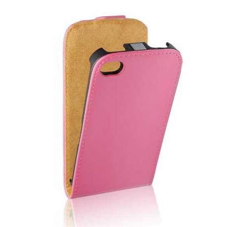 Etui cuir rose pour iPhone 6 ( 4.7 )