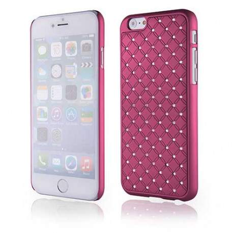 Coque rigide BLING rose pour iPhone 6 ( 4.7 )