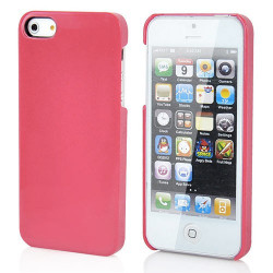 Coque plastique rouge pour iPhone 5 et 5S