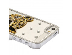 Coque STRASS guepard pour iPhone 5 et 5S