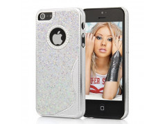 Coque BLING ARGENT pour iPhone 5 et 5S