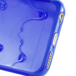 Coque souple ICE CREAM bleue pour iPhone 6 et iPhone 6S