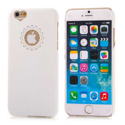 Coque rigide LOVE ULTRA SLIM blanche pour iPhone 6 ( 4.7 )