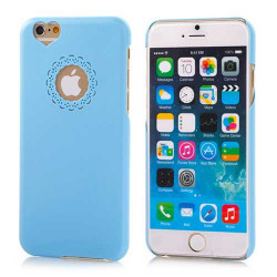 Coque rigide LOVE ULTRA SLIM bleue pour iPhone 6 ( 4.7 )