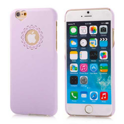 Coque rigide LOVE ULTRA SLIM mauve pour iPhone 6 ( 4.7 )