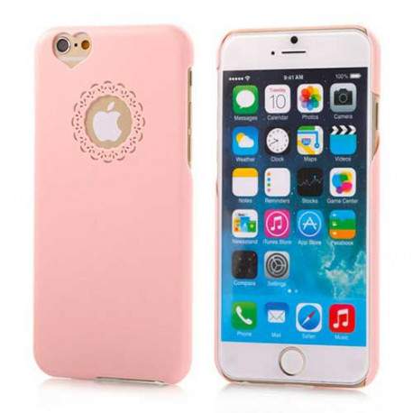 Coque rigide LOVE ULTRA SLIM rose pour iPhone 6 ( 4.7 )