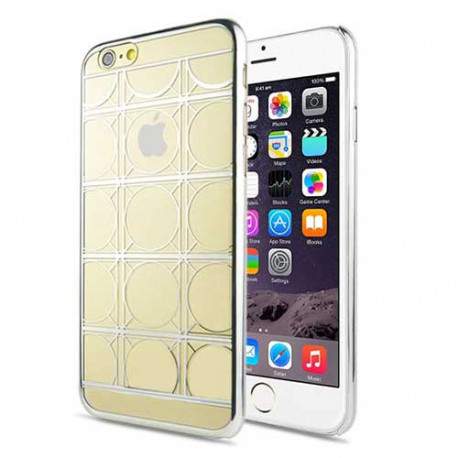 Coque rigide CIRCLE blanche pour iPhone 6 ( 4.7 )