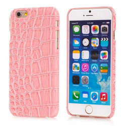 Coque CROCODILE rose pour iPhone 6 et iPhone 6S