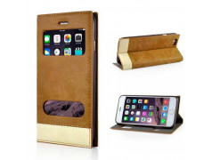 Etui FENETRE DELICATE marron pour iPhone 6 ( 4.7 )