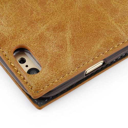 Etui FENETRE DELICATE marron pour iPhone 6 ( 4.7 )