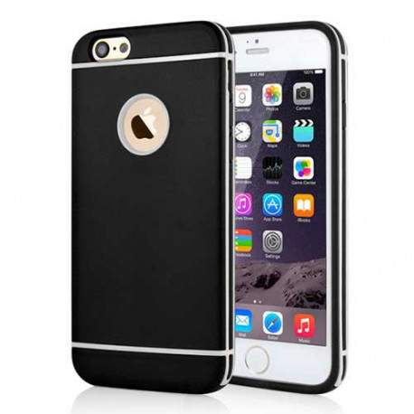 Coque souple HOLE noire pour iPhone 6 ( 4.7 )