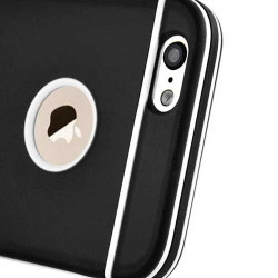 Coque souple HOLE noire pour iPhone 6 ( 4.7 )