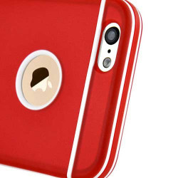 Coque souple HOLE rouge pour iPhone 6 ( 4.7 )