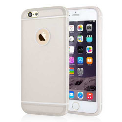 Coque souple HOLE blanche pour iPhone 6 ( 4.7 )