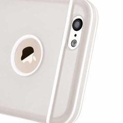 Coque souple HOLE blanche pour iPhone 6 ( 4.7 )