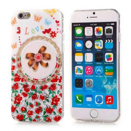 Coque souple NOEUD LOVE pour iphone 6 ( 4.7 )