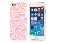 Coque rigide ZEBRA rose pour iPhone 6 ( 4.7 )