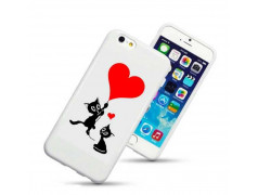 Coque rigide LOVE CAT pour iPhone 6 (4.7)