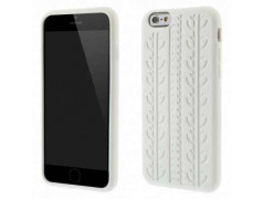 Coque RACING blanche pour iPhone 6 ( 4.7 )