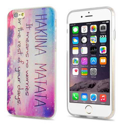 Coque souple HAKUNA MATATA  pour iPhone 6 ( 4.7 )