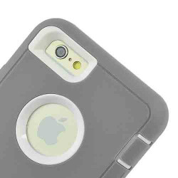 Coque semi rigide HYBRID noire avec protection écran pour iPhone 6 ( 4.7 )