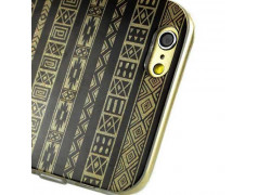 Coque souple BLACK TRIBAL pour iPhone 6 ( 4.7 )