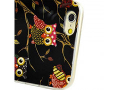 Coque souple HIBOU BLACK pour iPhone 6 ( 4.7 )