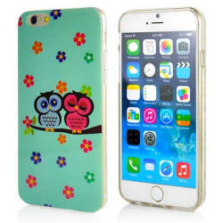 Coque souple HIBOU LOVE pour iPhone 6 ( 4.7 )