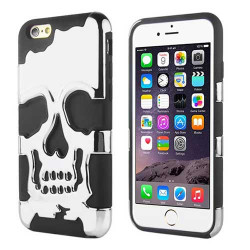 Coque SKULL argentee pour iPhone 6 ( 4.7 )