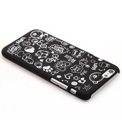 Coque souple CARTOON noire pour iPhone 6 ( 4.7 )