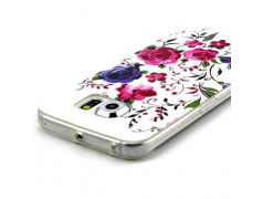 Coque souple FLOWERS pour Samsung Galaxy S6