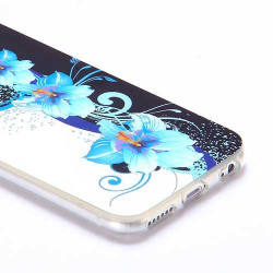 Coque FLEURS BLEUES pour iPhone 6 ( 4.7 )