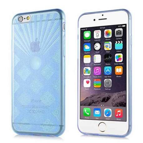 Coque souple POWDER bleue pour iPhone 6 ( 4.7 )