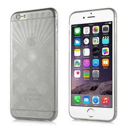 Coque souple POWDER grise pour iPhone 6 ( 4.7 )