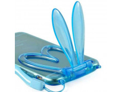 Coque souple LAPIN bleue pour iPhone 6 ( 4.7 )