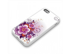 Coque FLEURS MAUVES pour iPhone 5C