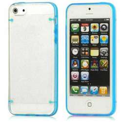 Coque phosphorescente bleue pour iPhone 5 et 5S