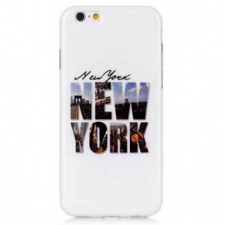 Coque souple NEW YORK pour iPhone 6 et 6S