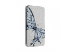 Etui portefeuille cuir WATER BUTTERFLY Samsung Galaxy S3, A3, A5, A7, J1, J5, Grand etc ...