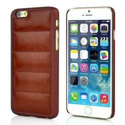 Coque rigide LUXURY marron pour iPhone 6 et 6S