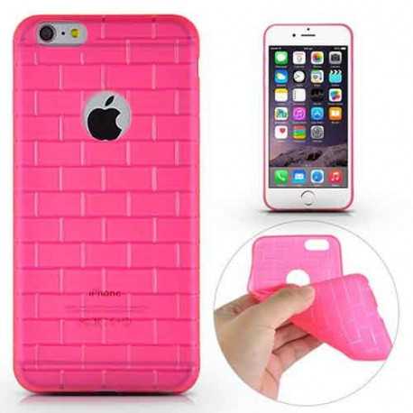 Coque souple WALL rose pour iPhone 6 et iPhone 6S