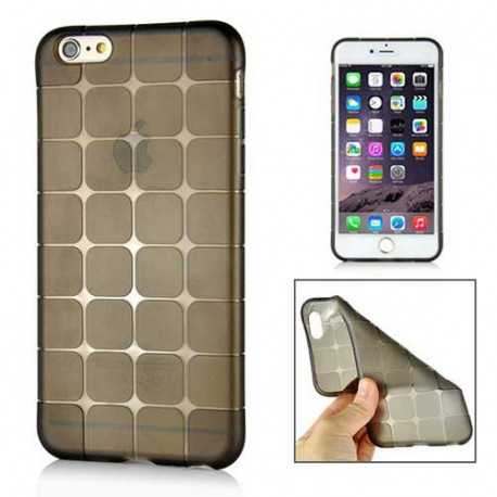 Coque souple CUBE noire pour iPhone 6 ( 4.7 )