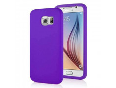 Coque souple SILICONE mauve pour Samsung Galaxy S6