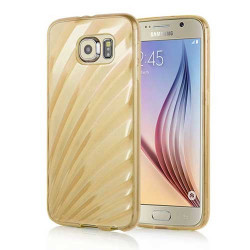 Coque souple COQUILLAGE or pour Samsung Galaxy S6