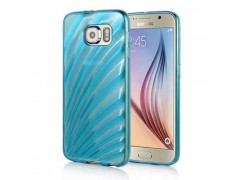 Coque souple COQUILLAGE bleue pour Samsung Galaxy S6