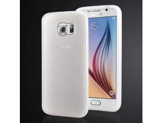 Coque souple SILICONE mauve pour Samsung Galaxy S6