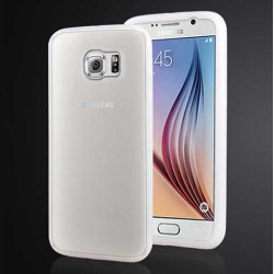 Coque souple SILICONE mauve pour Samsung Galaxy S6